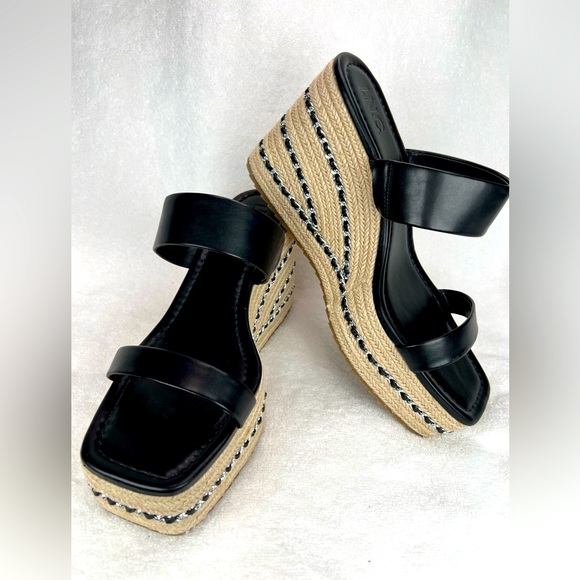 INC International Concepts Shoes - I.N.C. Black platform sandals